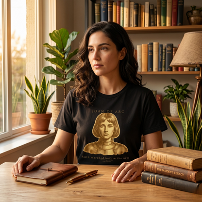 JOAN —Faith marched before the army