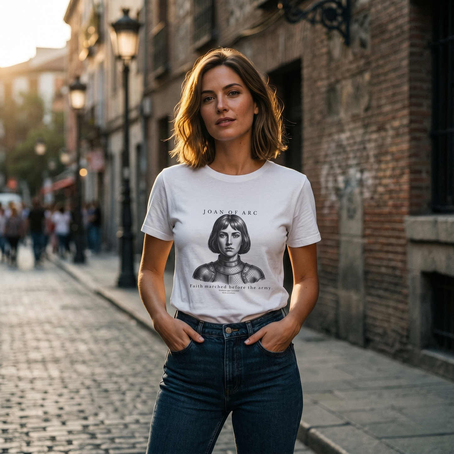 JOAN —Faith marched before the army